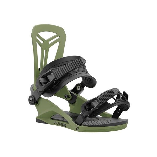 Union Flite Pro Snowboard Bindings, S: US Men 5.5-7.5, Olive