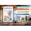 schilderkreis24 - Tin Sign "Lavender & Peonies" - Romantic Wall