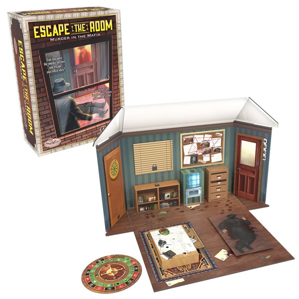 ThinkFun Escape The Room: Murder in The Mafia - an Escape Room Experience in a Box for Age 13 and Up