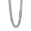 HEIX Mens 6-10mm Chain Necklace Stainless Steel Simple Cuban Chunk