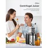 Qcen Juicer Machine, 800W Centrifugal Juicer Extractor with Wide Mouth