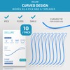 Curved Floss Threaders 100 Envelopes of 10 (1000 Threaders)