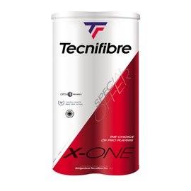 Tecnifibre X-One Tennis Balls Bi-Pack 2 x 4 Tubs