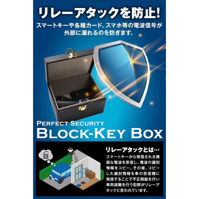 [Dealer Recommended] Relay Attack Prevention Key Case, Relay Attack Prevention