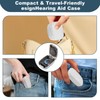 FDFuZhao Hearing Aid Case Hard Pocket Size, Cushioned Interior for