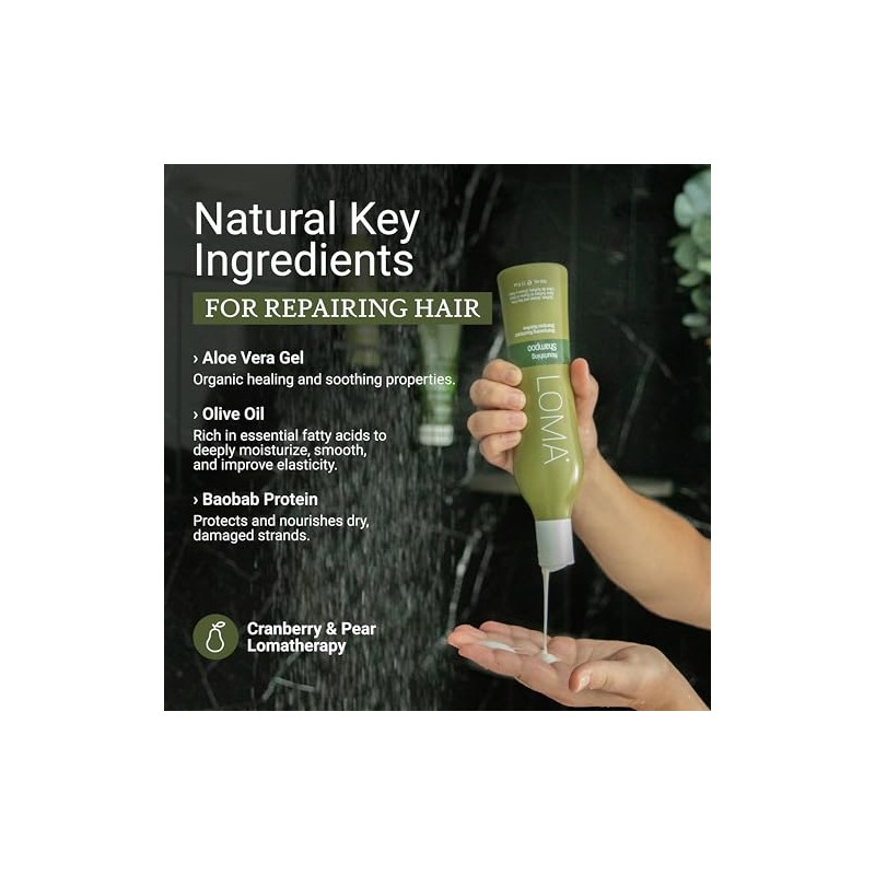 Loma Champú nutritivo de 33 onzas (Liter) con código de