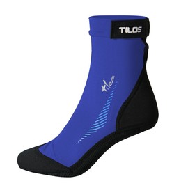 Tilos Sport Skin Socks for Adults and Kids, Protect Against Hot Sand & Sunburn for Water Sports & Beach Activities (M, Blue)