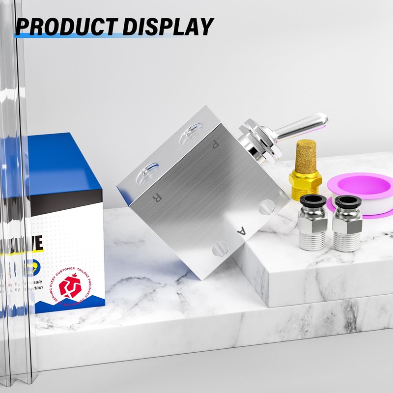 TAILONZ PNEUMATIC 1/8 Inch BSP 2 Position 3 Way Normally