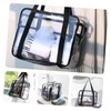 Baluue Clear PVC Cosmetic Storage Bag Portable Travel Organizer for