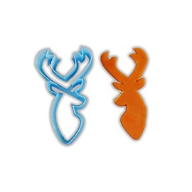 Deer Stag Animal Cookie Cutter - LARGE - 4 Inches by CookieCutterKingdom