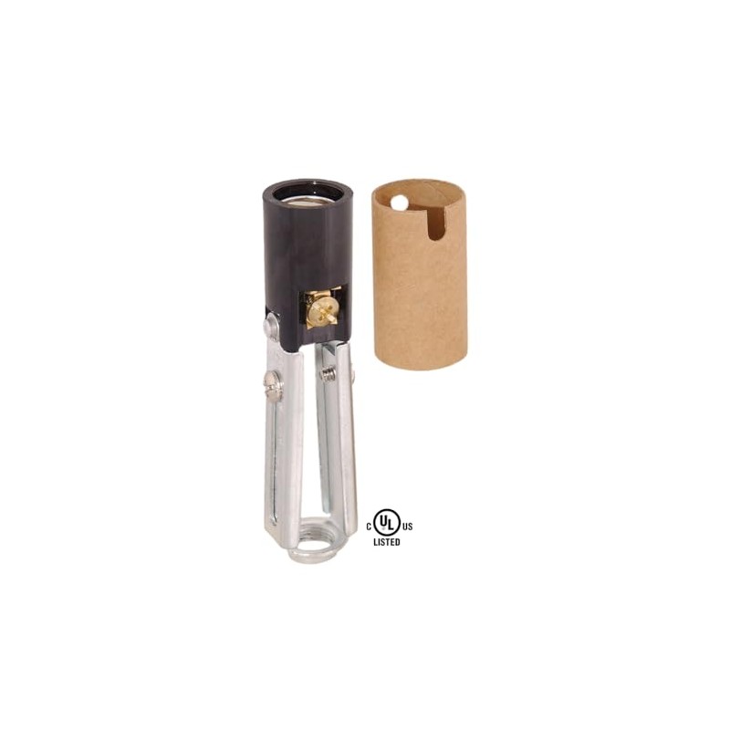 B&P Lamp® Keyless Candle Socket, Adjustable from 3-1/4 Inches to