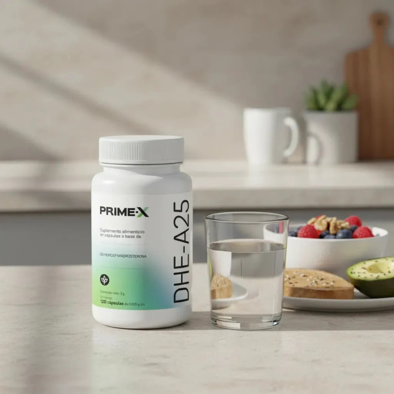Suplemento Dhea 120 Caps Dehidroepiandrosterona Sabor Prime
