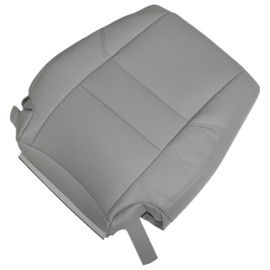 NLQR Front Driver Side Top Back Replacement Seat Cover Microfiber Leather Gray Compatible with Toyota Sequoia Tundra 2000-2004