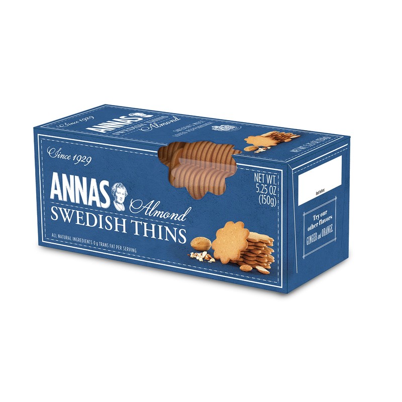Anna's Ginger Thins Swedish Variety Pack Original, Orange, and Almond