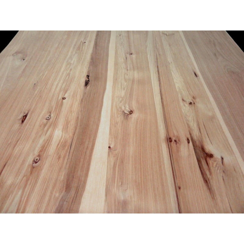 Hickory Pecan Rustic Planked Knotty Wood Veneer 24" x 24"