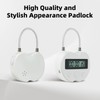 KENRONE Heart Metal Timer Lock, USB Rechargeable Timer Compact Padlock