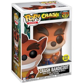 Funko Crash Bandicoot Glows in The Dark Figurine, Multicoloured, 25646