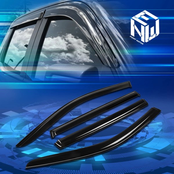 Newpoint Motor For 16-22 Honda Pilot Side Glossy Black Window