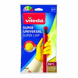 Vileda Easy Grip Rubber Gloves – Ideal For Non-Slip Household Chores