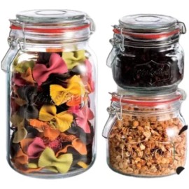 Glaze Juego De 3 Frascos Herméticos Glazé De 500, 750 Y 1.480 Ml