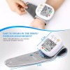 Ziqing LCD Screen Wrist Blood Pressure Monitor Adjustable Cuff Heart