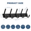 VAEHOLD Wall Hooks, Heavy Duty Aluminum Towel Hooks for Hanging