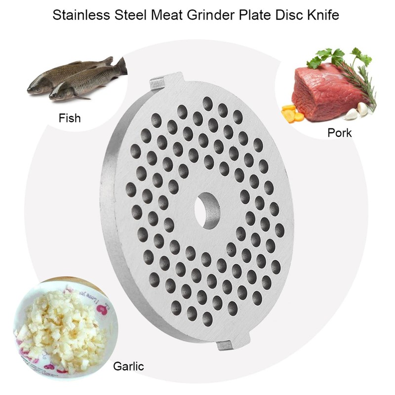 Tbest Fleischwolf Lochscheibe, Fleischwolf Ersatzteile,Lochscheibe Fleischwolf Platte, Schneidplatte Medium,Fleischwolfplatten Scheibenmesser
