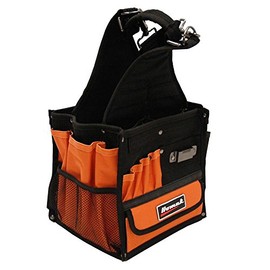 Homak Tool Bag With 28 Pockets, 8 Inches