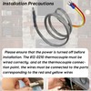Thermocouple Compatible with Quadra Fire, Replacement 812-0210 Thermocouple 34'' Fits