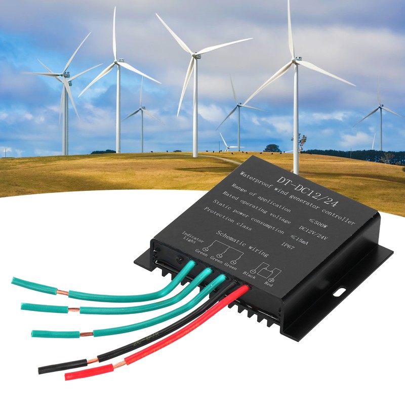 FO5-12/24V 500W Wind Turbine Generator Controller Waterproof Battery Charging Regulator