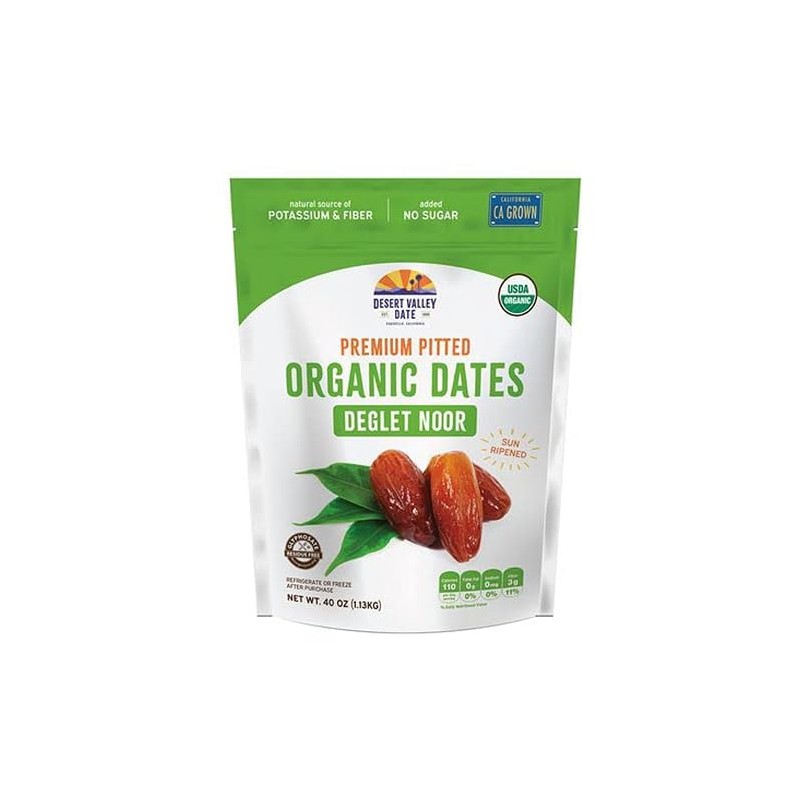 Generic Desert Valley Date ~ ORGANIC Deglet Noor Premium Pitted