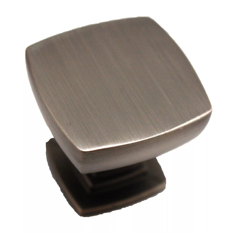 LIBERTY Webber Heirloom Silver 1-1/8 Square Cabinet Knob P29542-904-C 25FREESHIP