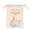 New Living Organic Linen Cotton Garlic & Ginger Bags Eco