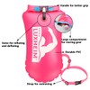 LUXHEIM 2pcs Swim Buoy Tow Float Dry Bag Inflatable for
