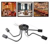 110‑240V 4XE27 Retro Style LED Pendant Light Antique Lamp Fixture