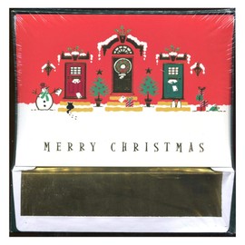 Special Thoughts Foil Embossed Boxed Christmas Holiday Cards | 15 Cards, 15 Envelopes – Holiday Doors