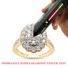 SAVEARTH DIAMONDS 1 Carat Round Cut Lab Created Moissanite Diamond