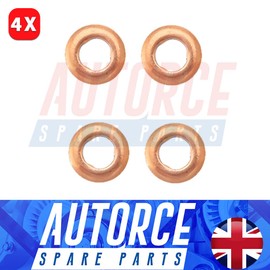 4 PCS Fuel Injector Shim For MINI COOPER R55 R56 R57 R58 R59 R60 R61A6010171360, 6110170060, 611 017 0061,13532247156 - AUTORCE
