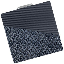 AJOYIB 310mm (NO Magnetic Base) PEO (Diamond Pattern) & PET (Carbon Fiber Pattern) 3D Print Bed Build Plate for CR-10 CR-10S