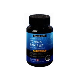 Nutri-D-Day Megalex rTG Altige Omega-3 Gold 1 bottle, 3-month supply / 뉴트리디데이 메가렉스 rTG 알티지 오메가3 골드 1병 3개월분