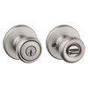 Kwikset Tylo Entry Door Knob with Lock and Key, Secure