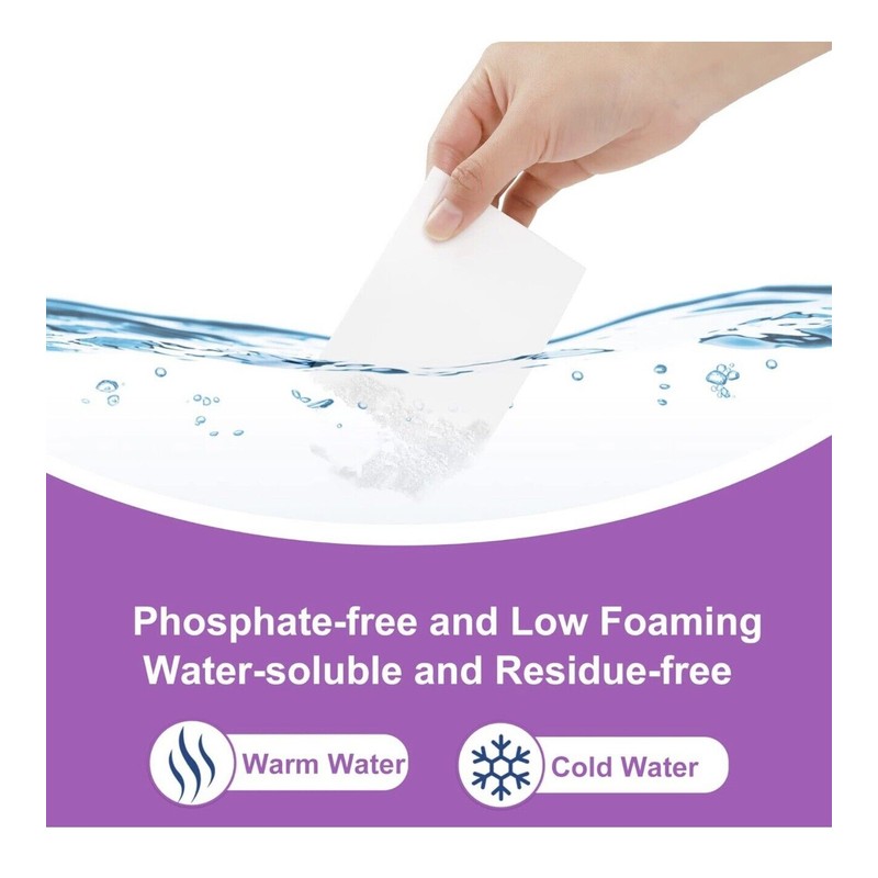 Zimwin Sustainable Laundry Detergent Sheets: Lavender Scent Eco-Friendly 200 Loads