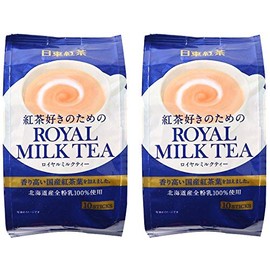 Twin Pack Royal Milk Tea Hot Cold Nitto Kocha 10 Pouch Pack (Total 20 Pouch)