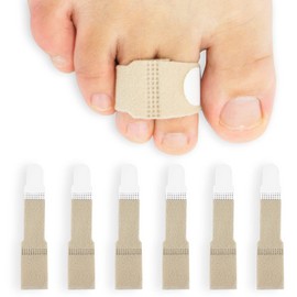 Yale Nylon Finger Supporter, One Size Fits Most, Can Be Used for Both Toes and Fingers, (Set of 6)