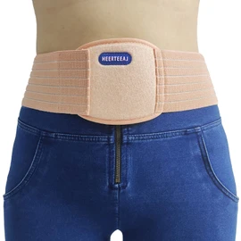 Abdominal Hernia Belt, Abdominal Hernia Belt for Men, Women, Belly Button Umbilical Hernia Binder with 1 Hernia Compression Pads