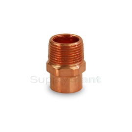 Supply Giant DDNA0034 Male Adapter Fitting with C X M Connections, 3/4, Copper