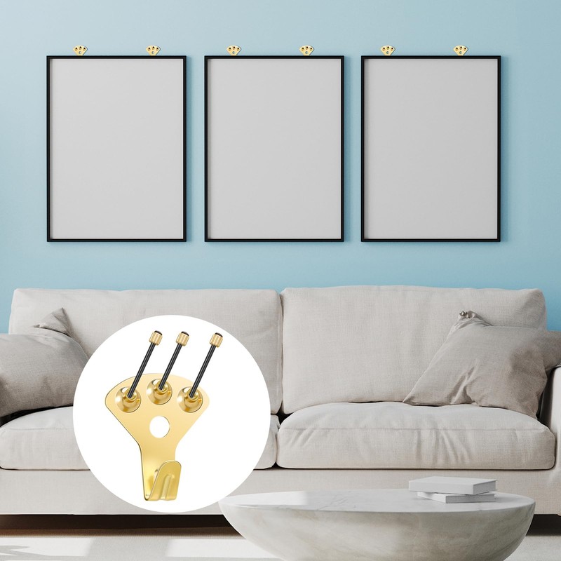 girldate Wall Hanging Hooks (10 Pieces) with Nails, Safe Load