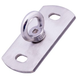 Toldoro® Ceiling Mount & Wall Bracket Made of Stainless Steel/Rustproof Wall and Ceiling Hook with 400 kg Breaking Load/Attachment for Hanging Chairs, Sun Sail, Love Swing, Punch Bag