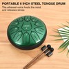 [Free Shipp] LEKATO Steel Tongue Drum [Brand Guarantee ],6 inch