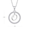 Starnny Letter Chain Women's 925 Silver Initial Alphabet Letter Charm